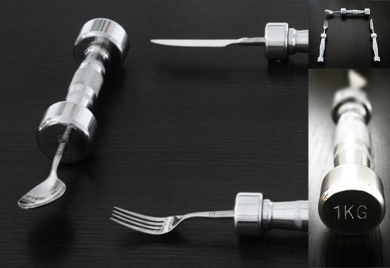 http://www.ticatoca.com/products/dumbbell_cutlery_gift.jpg